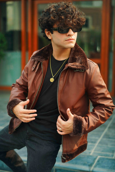 Brown jacket WT23