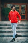 Vestoj red hoodie WT23