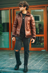 Brown jacket WT23