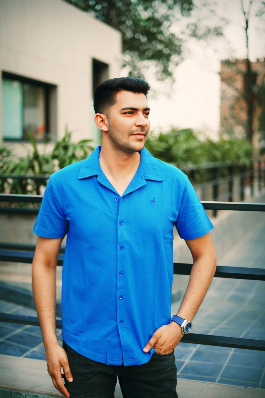 Bluish Polo Shirt