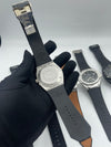 Hub DIAMOND CUT watch silver black