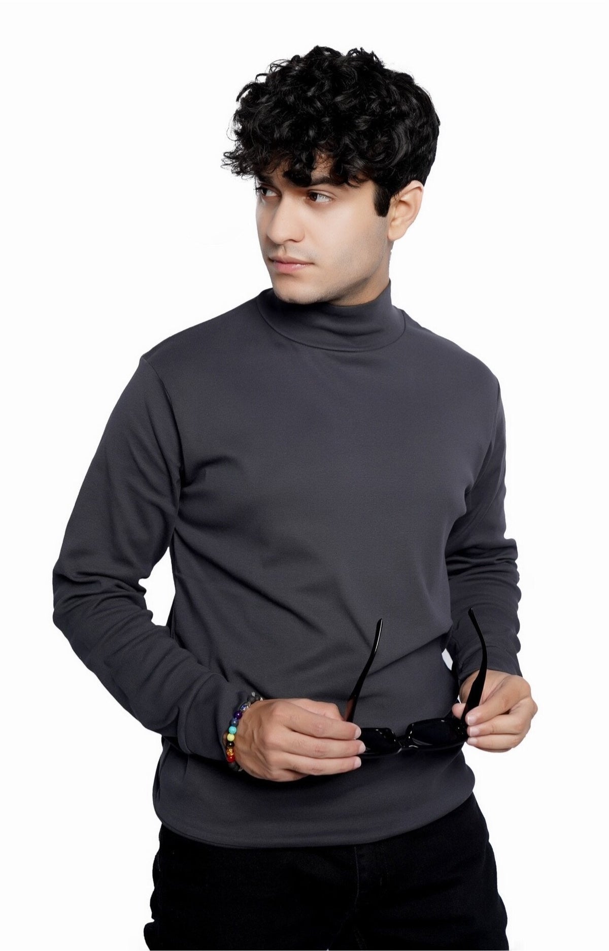 Turtle neck Charcoal