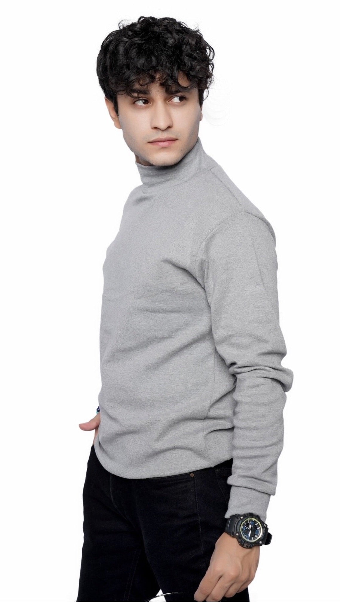 Turtle neck Grey