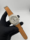 Hub watch brown silver dial